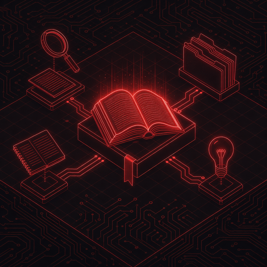 Isometric illustration of RTA insights resource library